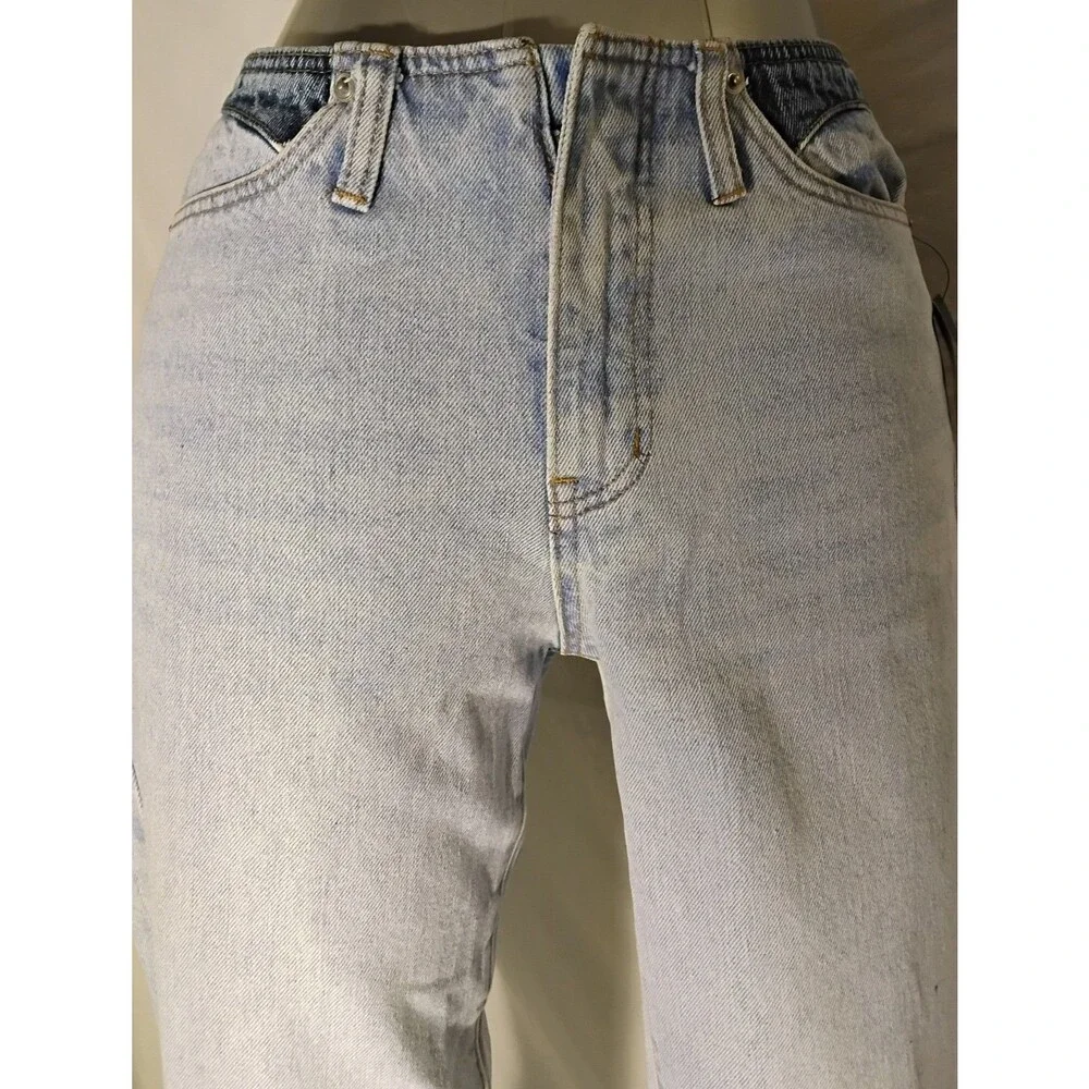 Fashion Nova Notice Me Women's Junior's Size 9 Blue Medium Wash Jeans NWT